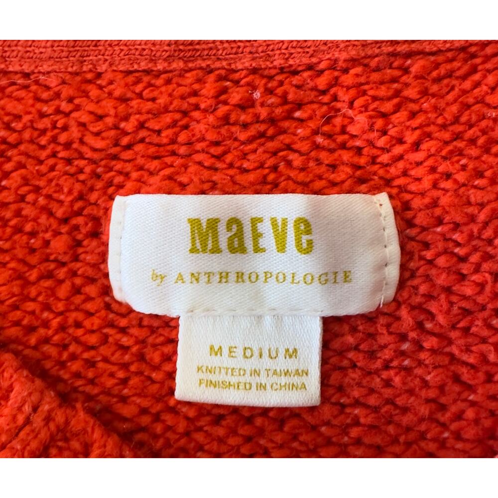 Maeve Crewneck Puff Sleeve Sweater Medium - Picture 4 of 9